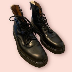 Woman by Common Projects Black Combat Boots 39